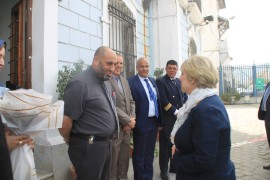 SON EXCELLENCE MADAME L’AMBASSADEUR DES USA  EN ALGERIE  EN VISITE AU PORT D’ANNABA