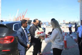 SON EXCELLENCE MONSIEUR L’AMBASSADEUR DE LA REPUBLIQUE POPULAIRE  DE BANGLADESH EN VISITE AU PORT D’ANNABA