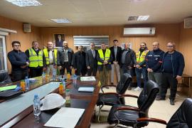 LE DIRECTEUR GENERAL DE LA MARINE MARCHANDE ET DES PORTS EN VISITE D'INSPECTION AU PORT D'ANNABA.